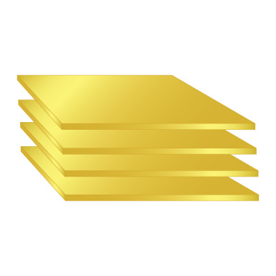 Tablă de aluminiu anodizat - Gold G7-G9